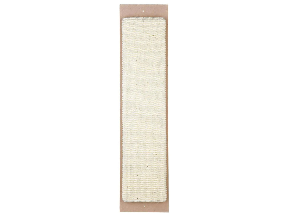 Beige Trixie horisontalt klorebrett for katt, laget av strukturert papp, 60-70cm.