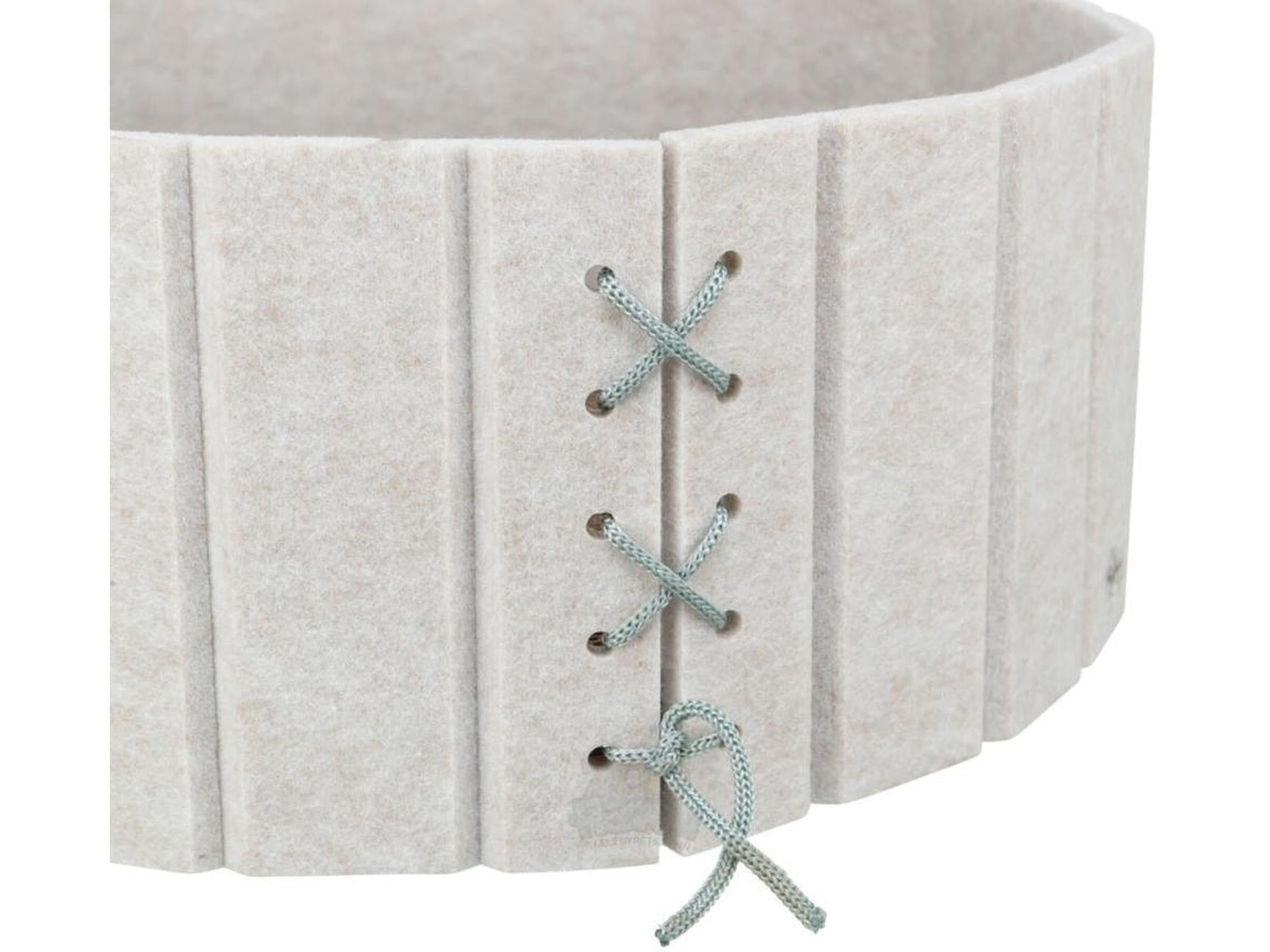 Trixie Kradseseng med Filtkant og Katteurt Ø38 × 16 cm – Creme