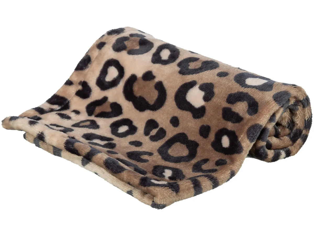 Trixie Leo Teppe Softplysj Leopard Brun