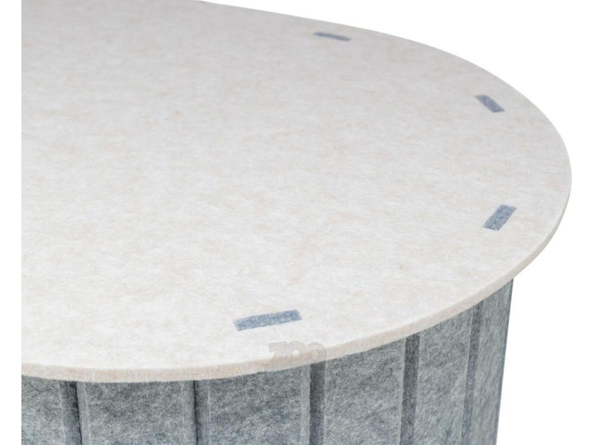 Trixie Mare Kattehule i Filt – 2 Etasjer Oval 66 × 62 × 46 cm Sand/Grå