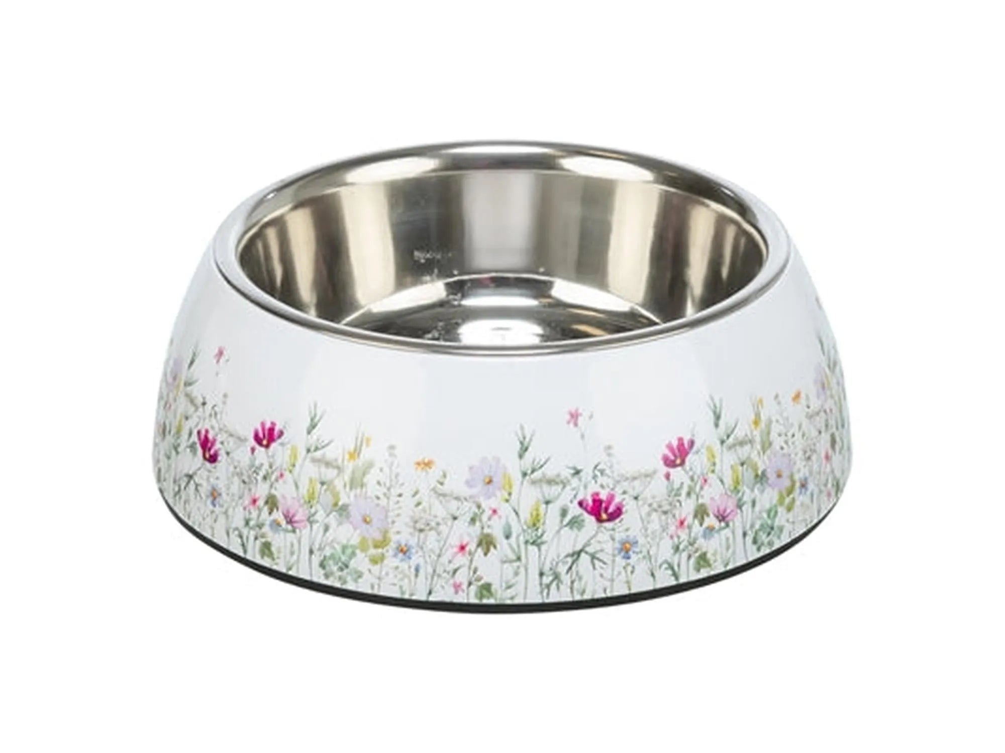 Trixie Matskål med Blomstermønster Rustfritt Stål