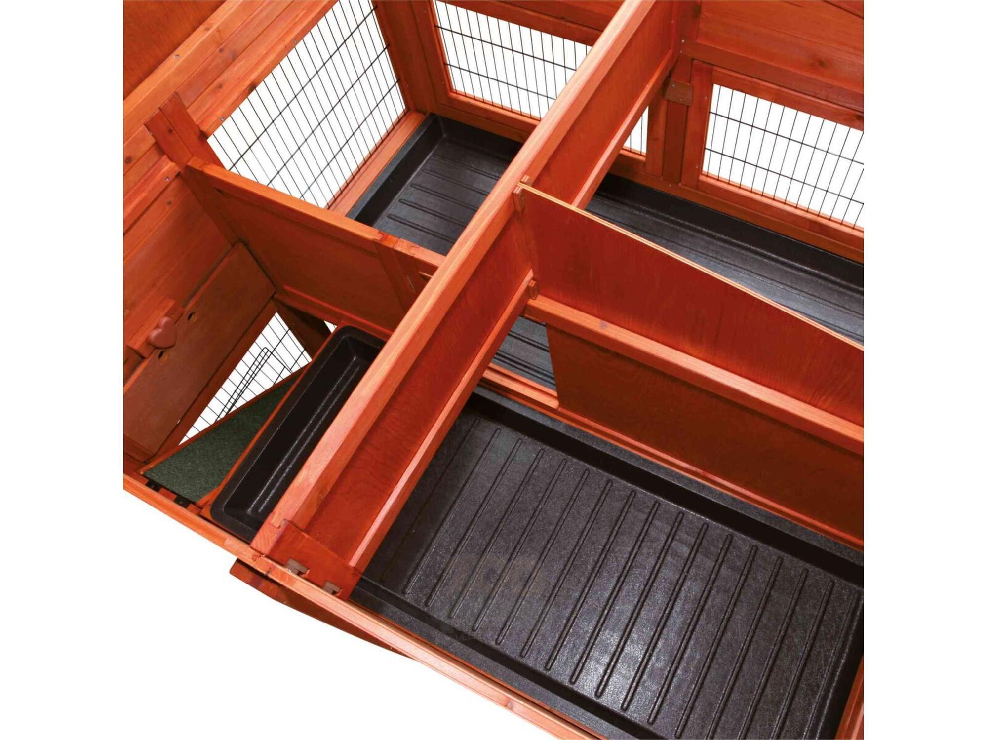 Trixie Natura utendørsbur XL med løpegård