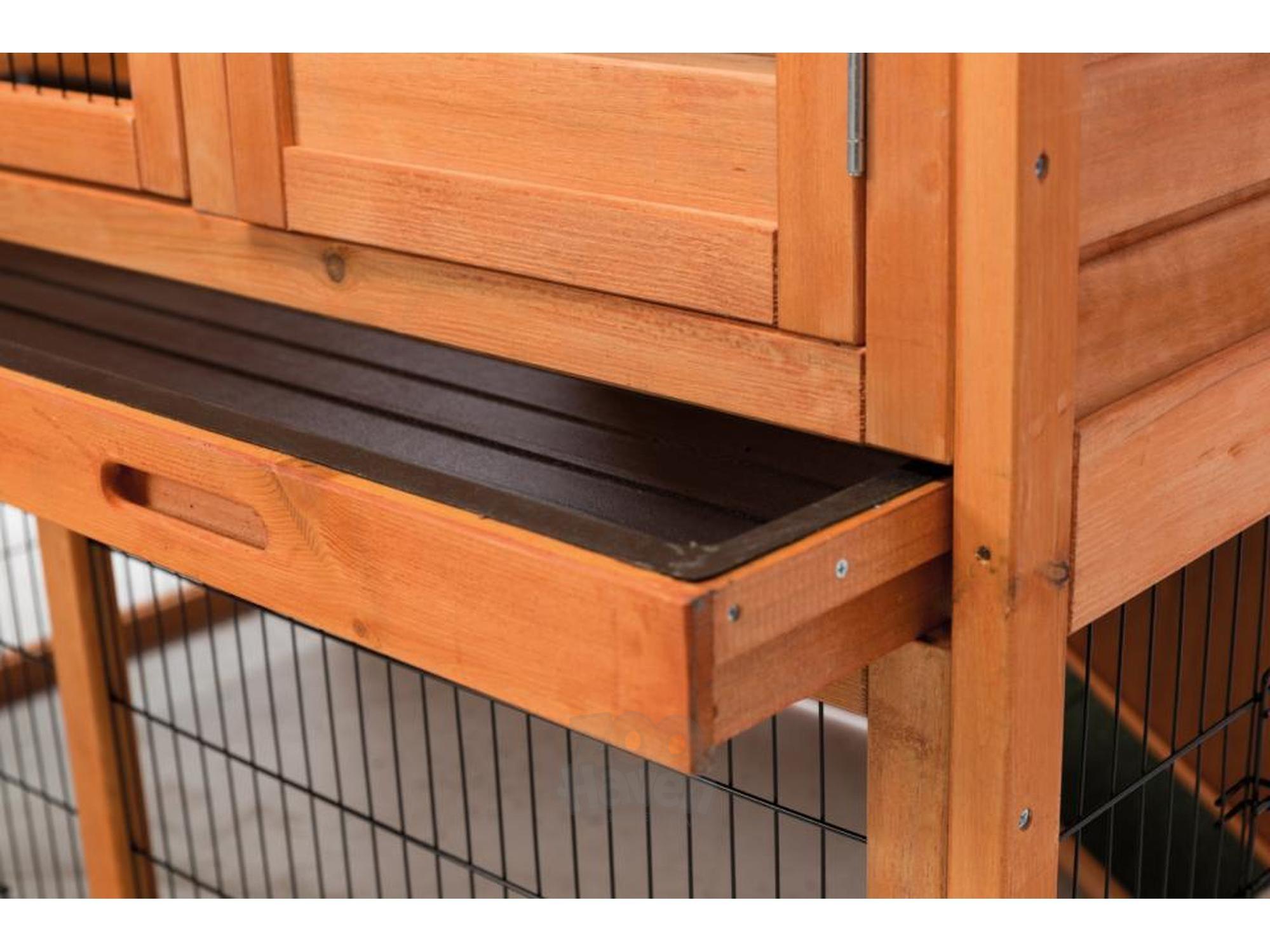 Trixie Natura utendørsbur med innhegning 124x78x102 cm