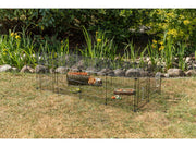 Trixie Outdoor Run med tak til kanin og marsvin 152x38x72 cm