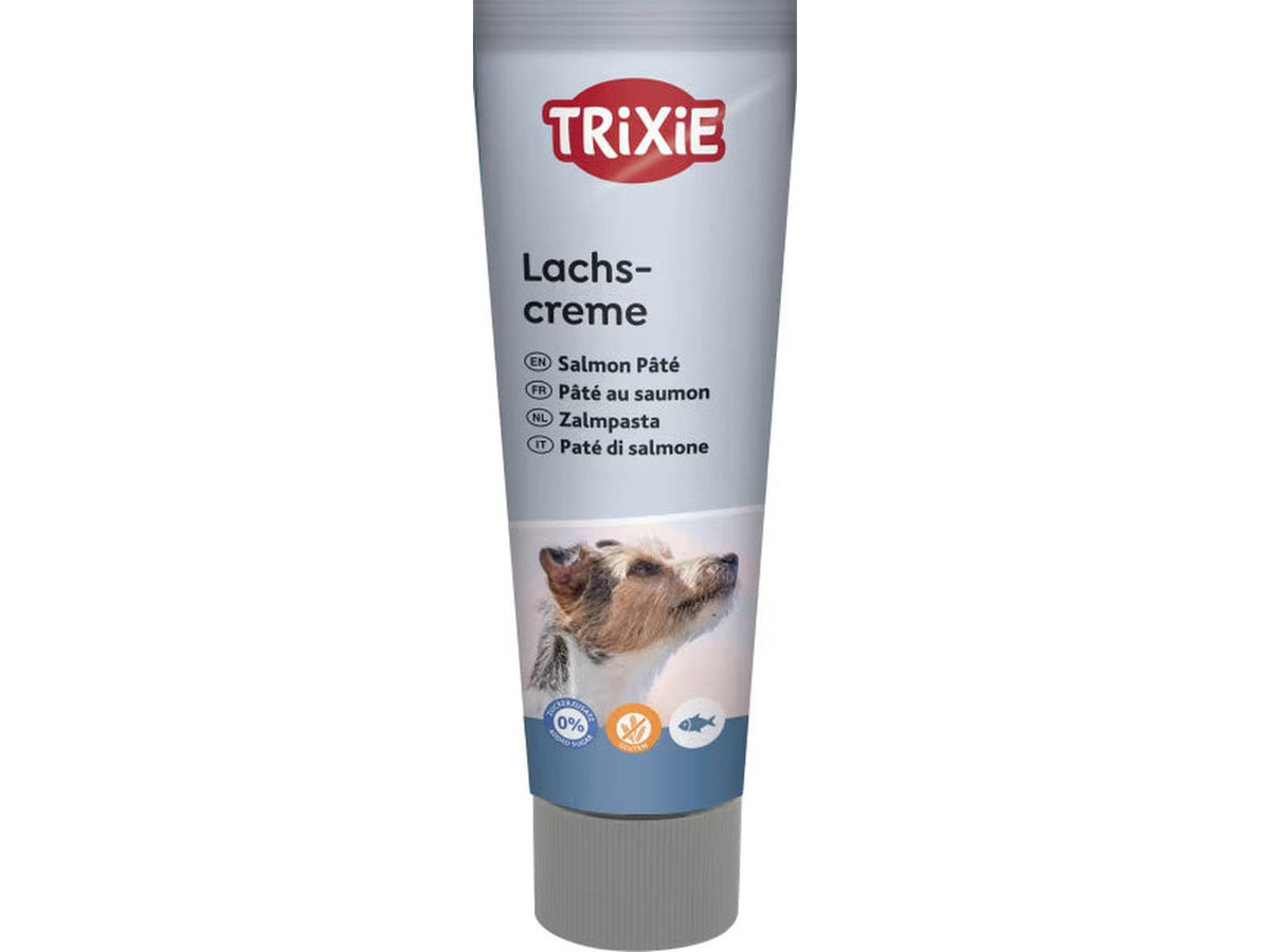 Trixie Patè på tube Laks 110 g – Myk Godbit til Hund