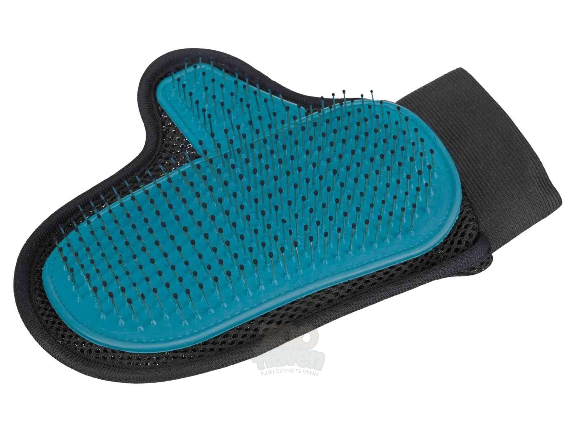 Trixie Pelspleiehanske med metallbust – 18×24 cm