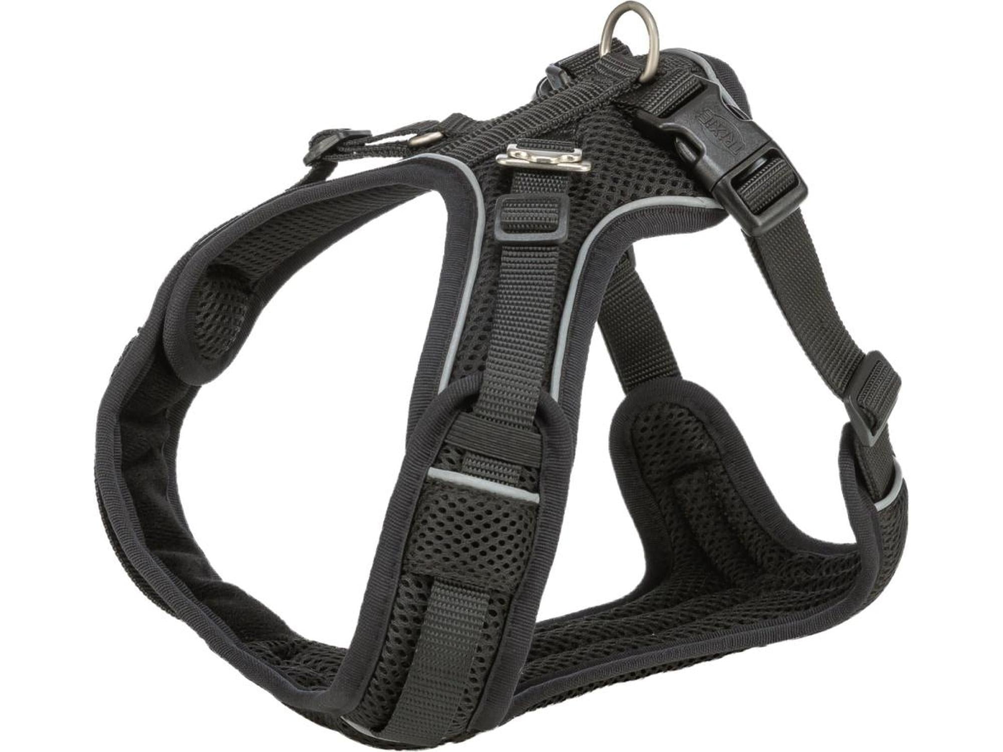 Trixie Premium FlexMesh hundesele Svart justerbar mesh-sele til hund