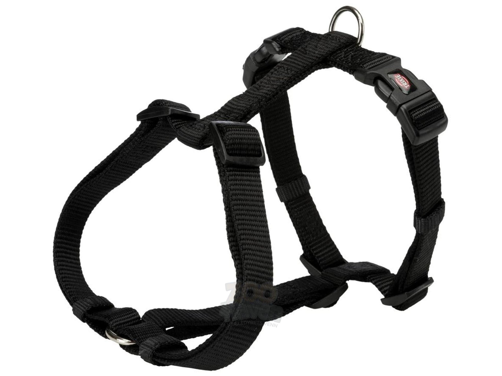 Trixie Premium H-sele Svart justerbar sele til hund