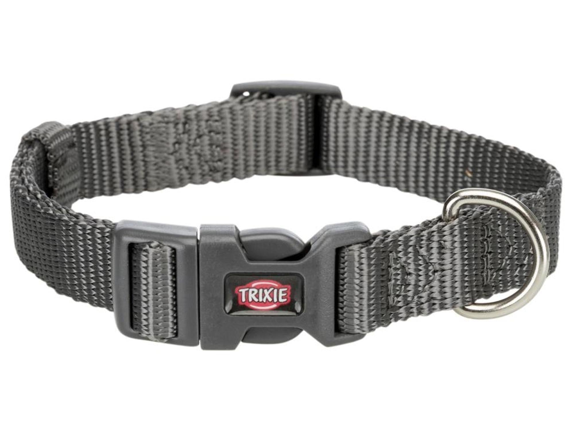 Trixie Premium Halsbånd Graphit justerbart halsbånd til hund