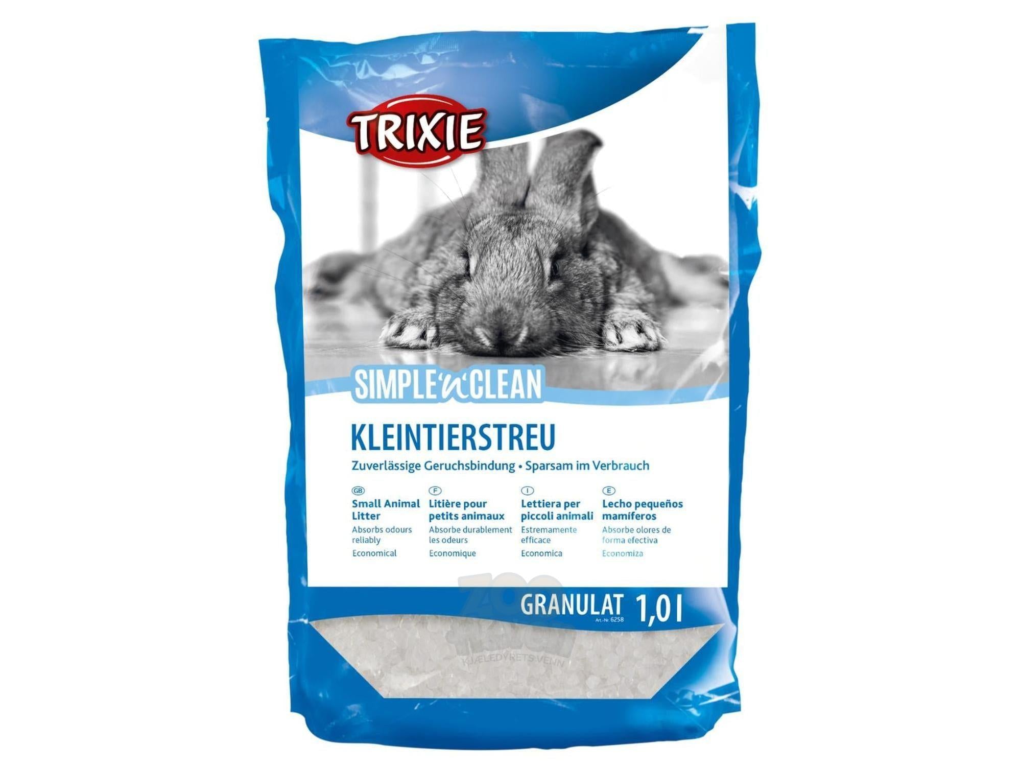 Trixie Simple'n'Clean gnagerstrø – Granulat 1L