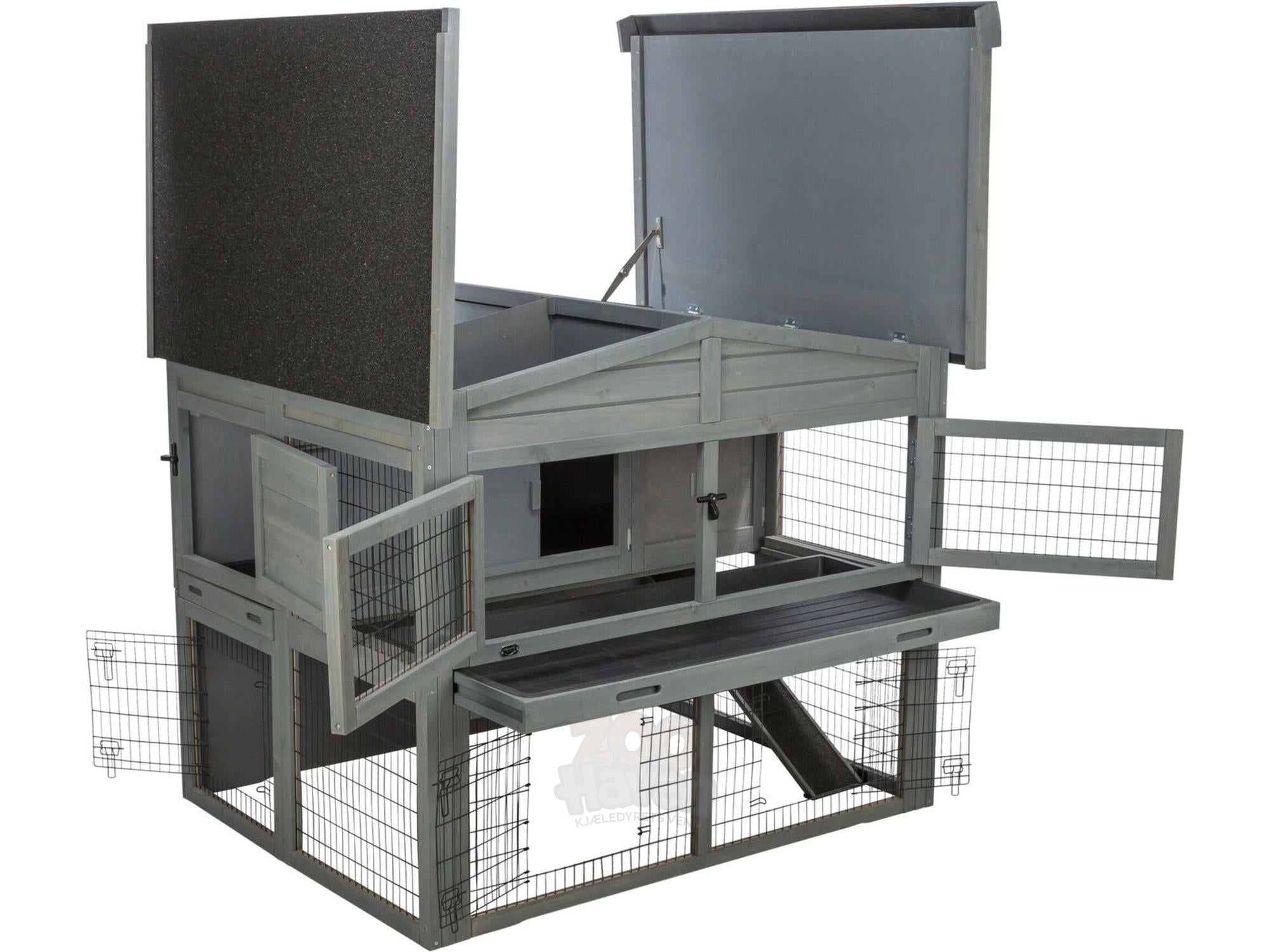 Trixie Small Animal Hutch XL with Enclosure 135x115x112cm