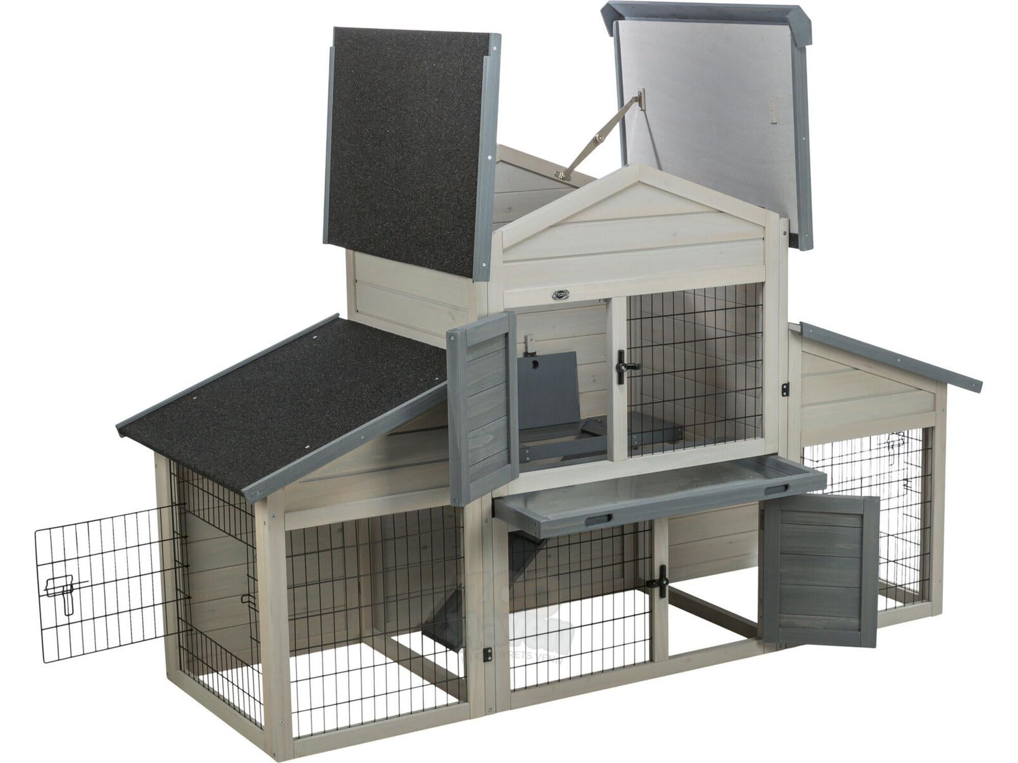 Trixie Small Animal Hutch with Enclosure 175x110x70 cm