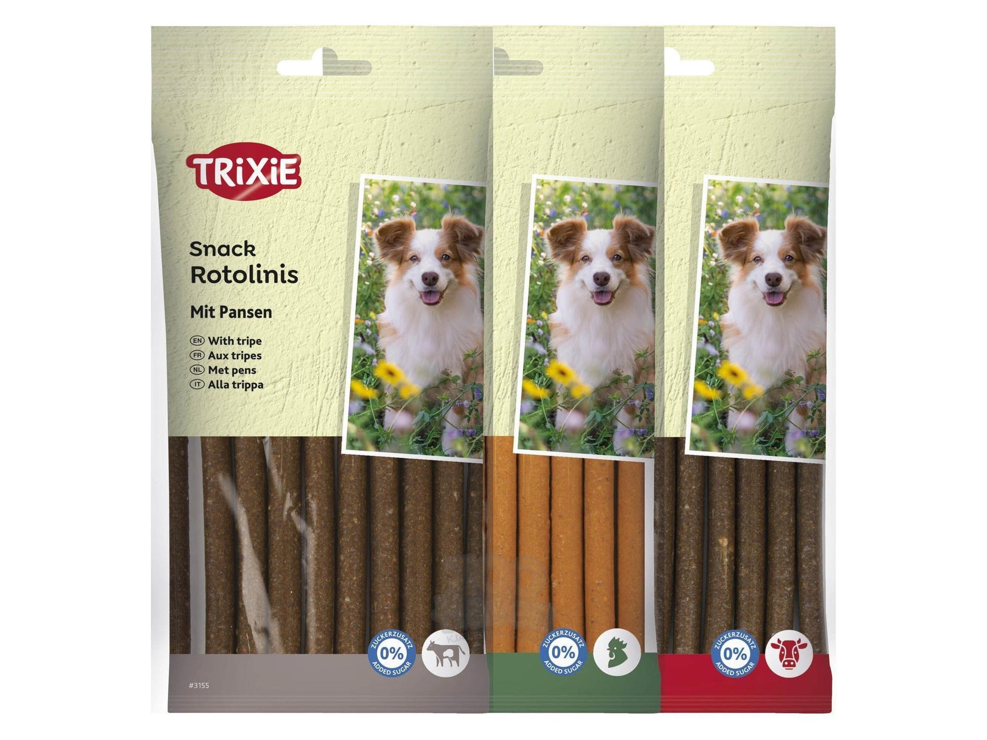Trixie Soft Snack Rotolinis myke snacksrør til hund