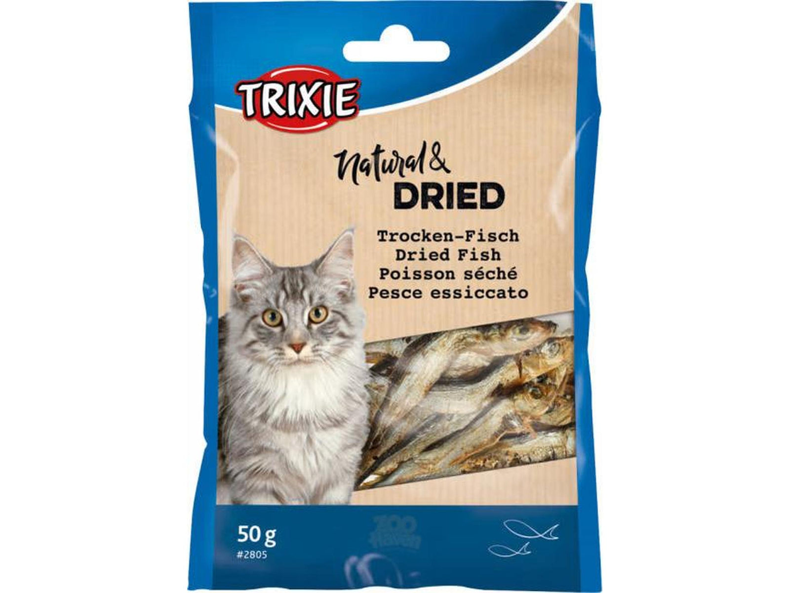 Trixie Tørrfisk til Katt 50g – 100% Ansjos