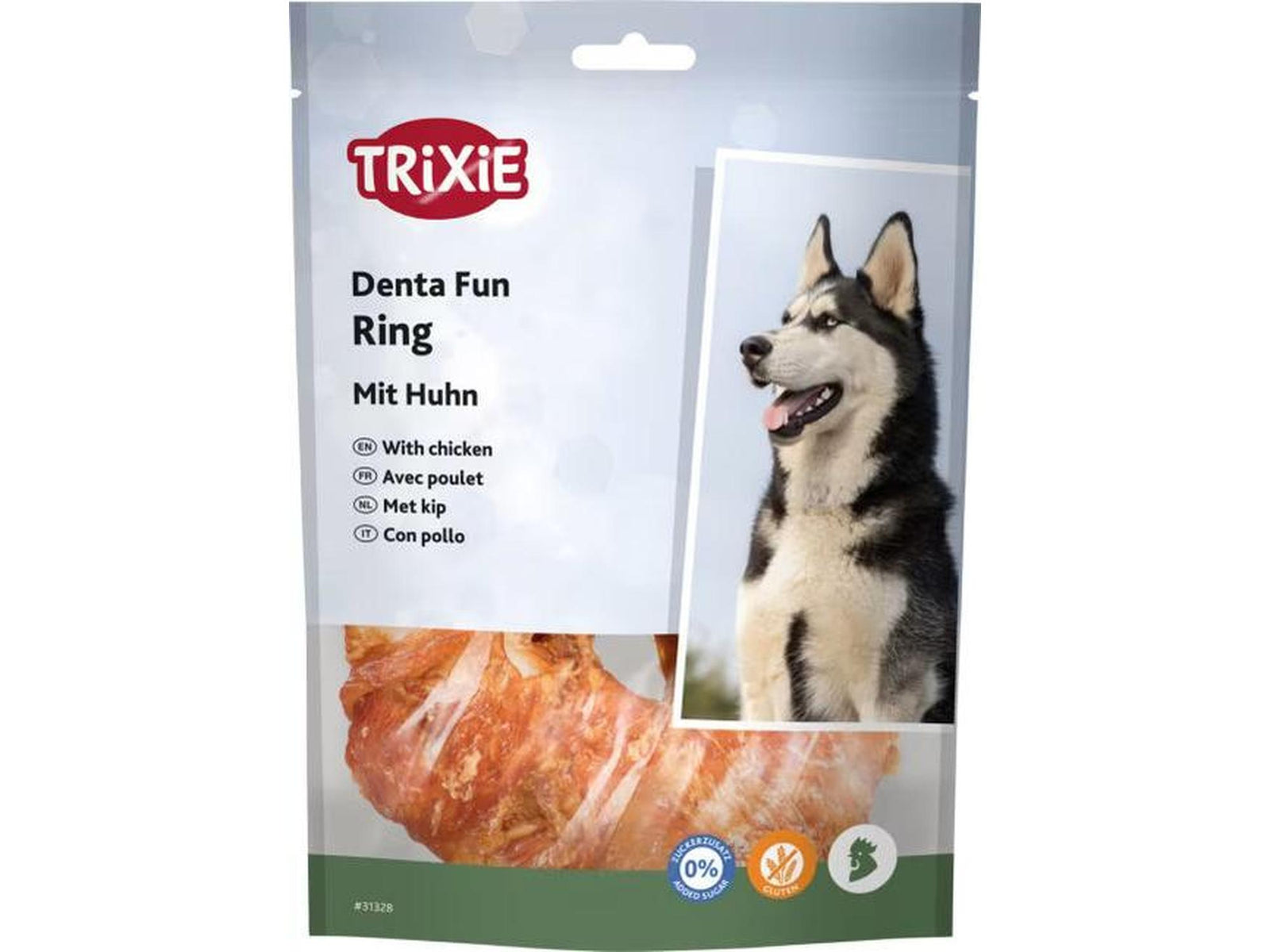 Trixie Tyggering Natur med Kyllingfilet Ø10cm 110g