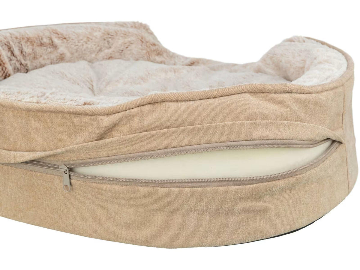 Trixie Vital Ortopedisk Hundeseng i Lino Beige