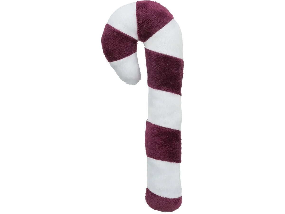 Trixie Xmas Candy Cane katteleke i plysj 17,5 cm