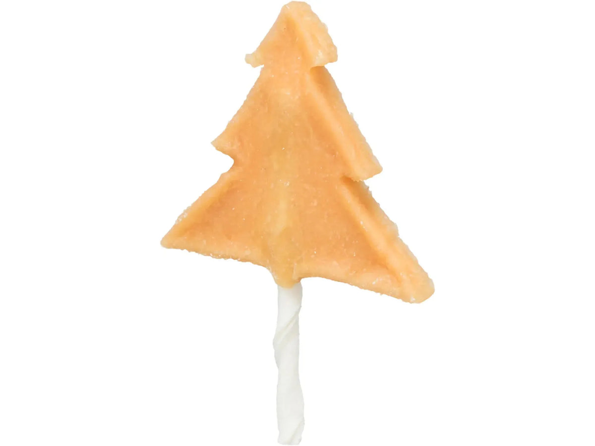 Trixie Xmas Juletre-lollipop med kylling 12 cm 28 g