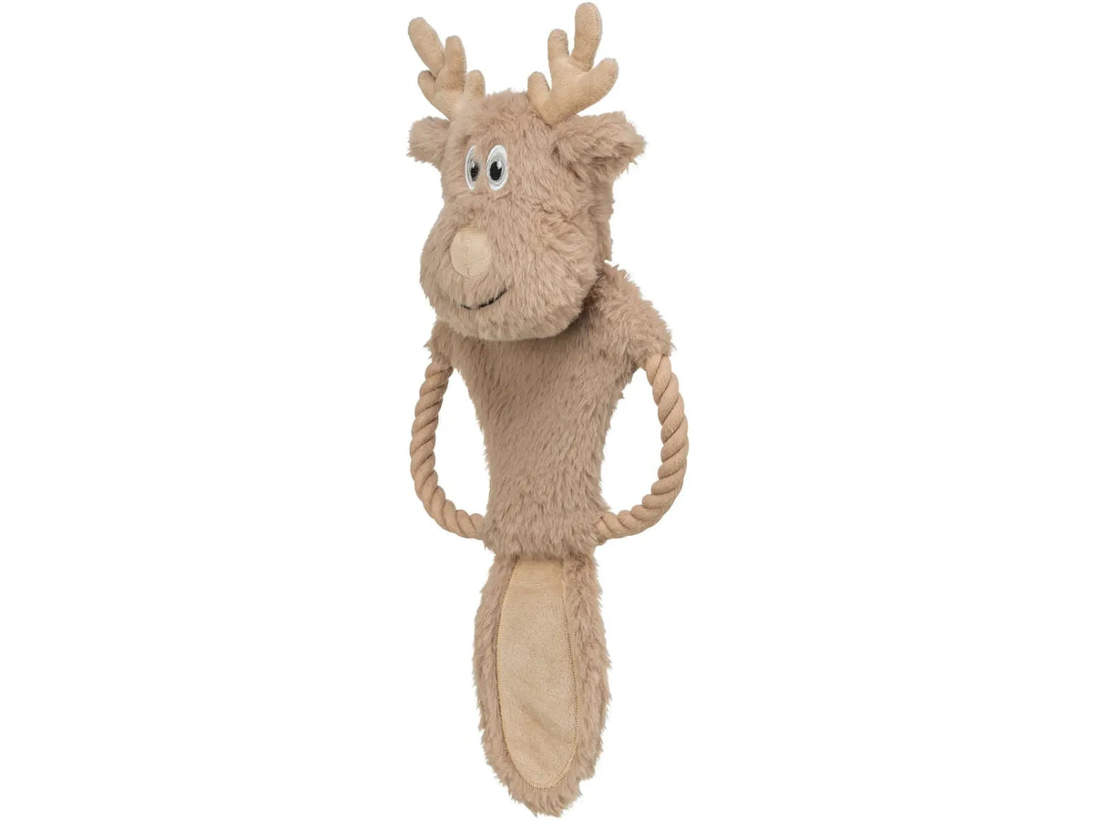 Trixie Xmas Reinsdyr med tau i plysj 47 cm
