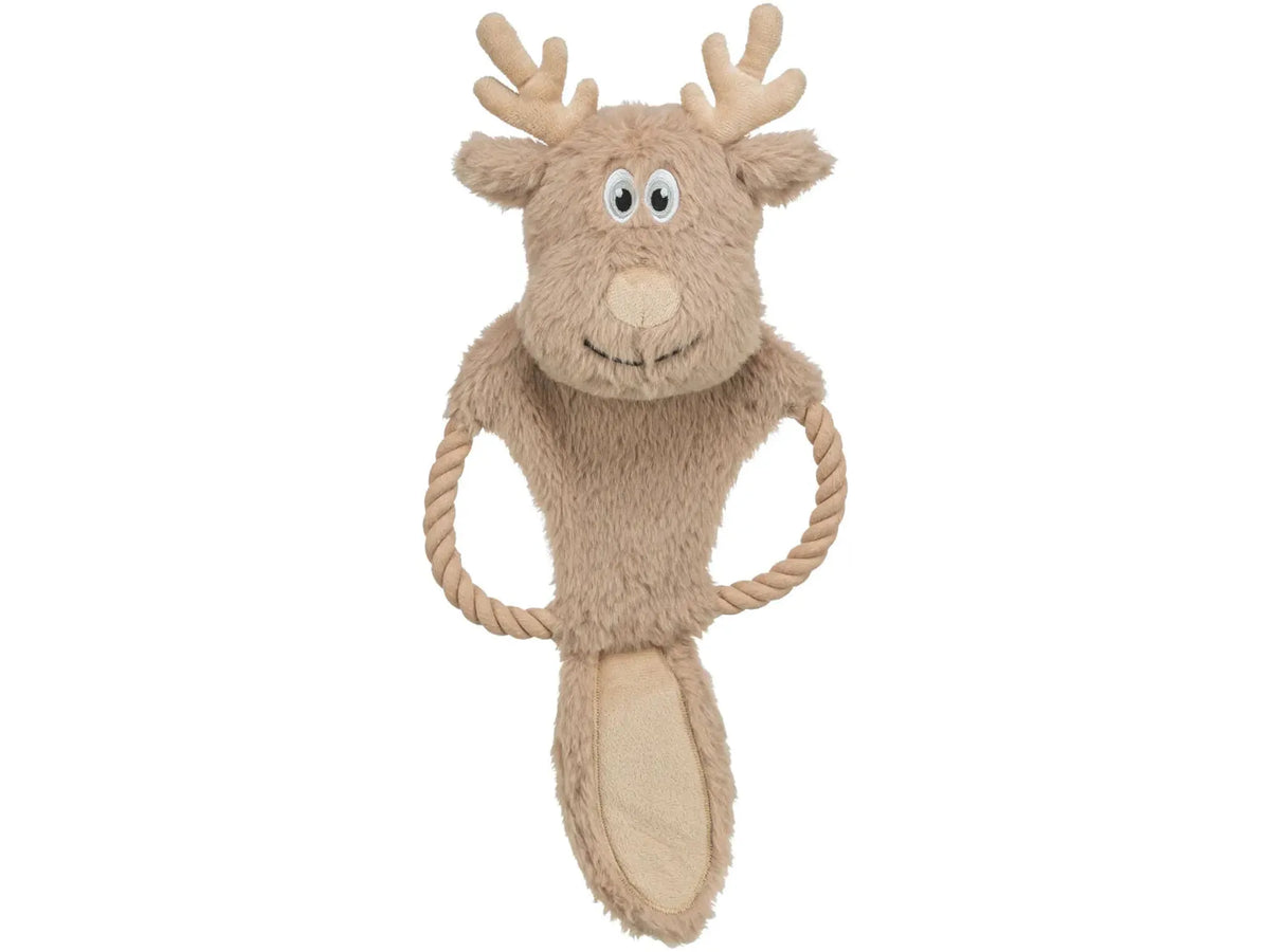 Trixie Xmas Reinsdyr med tau i plysj 47 cm