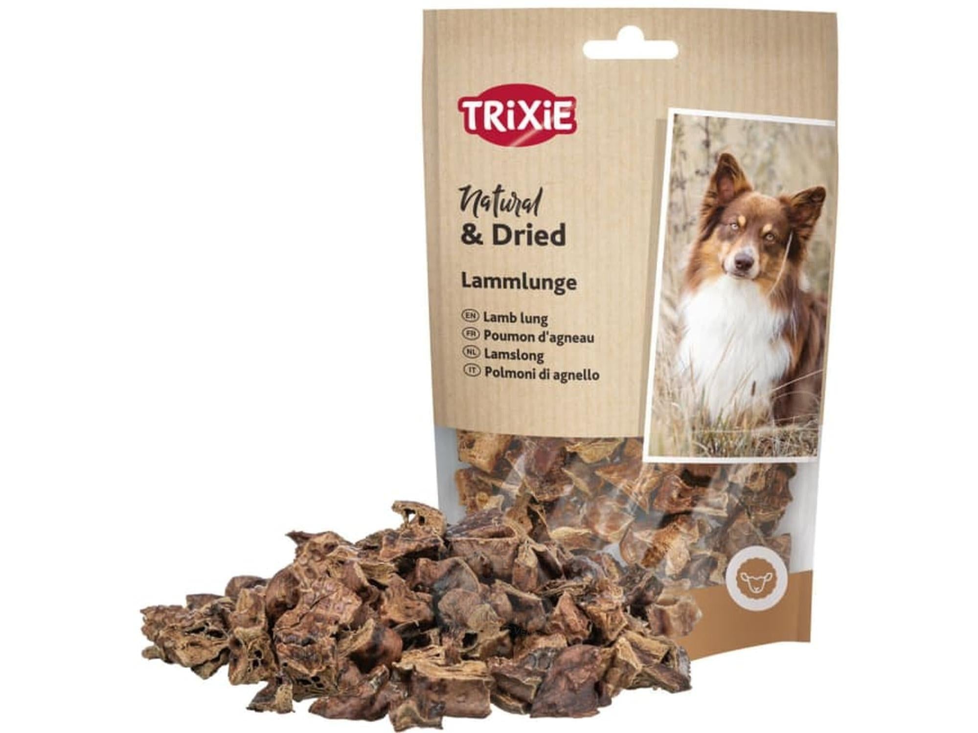 Trixie tørket lammelunge hundegodbiter 100 g