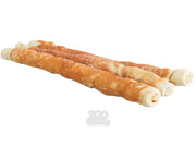 Trixie tyggerull natur med kyllingfilet 3 stk 28 cm 250 g
