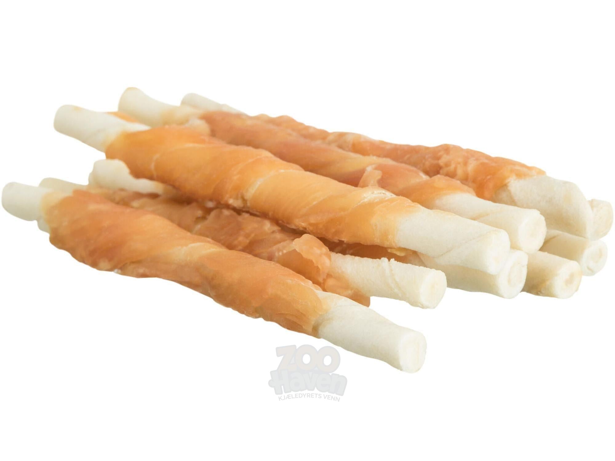 Trixie tyggerull natur med kyllingfilet 6 stk 12 cm 70 g