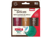 TropiClean Enticers Teeth Cleaning Gel Refills 3x0,5 oz – For KONG Dental Ball