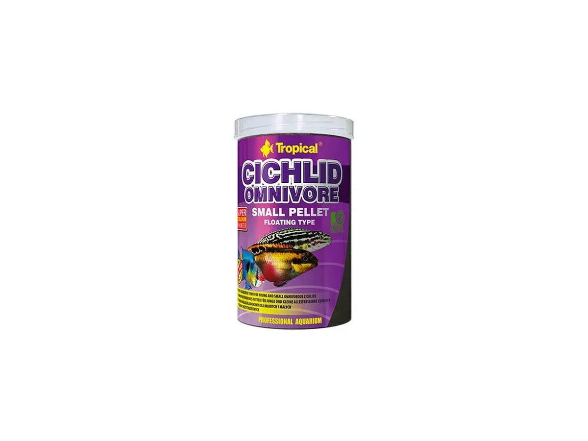 Tropical Cichlid Omnivore Small Pellet 1000 ml