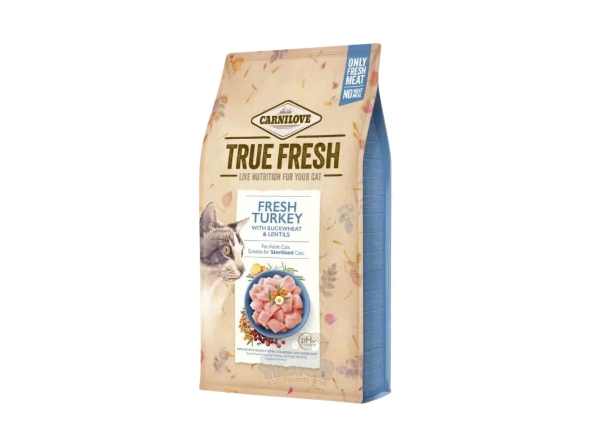 Carnilove True Fresh Cat Turkey kattemat – bilde 2