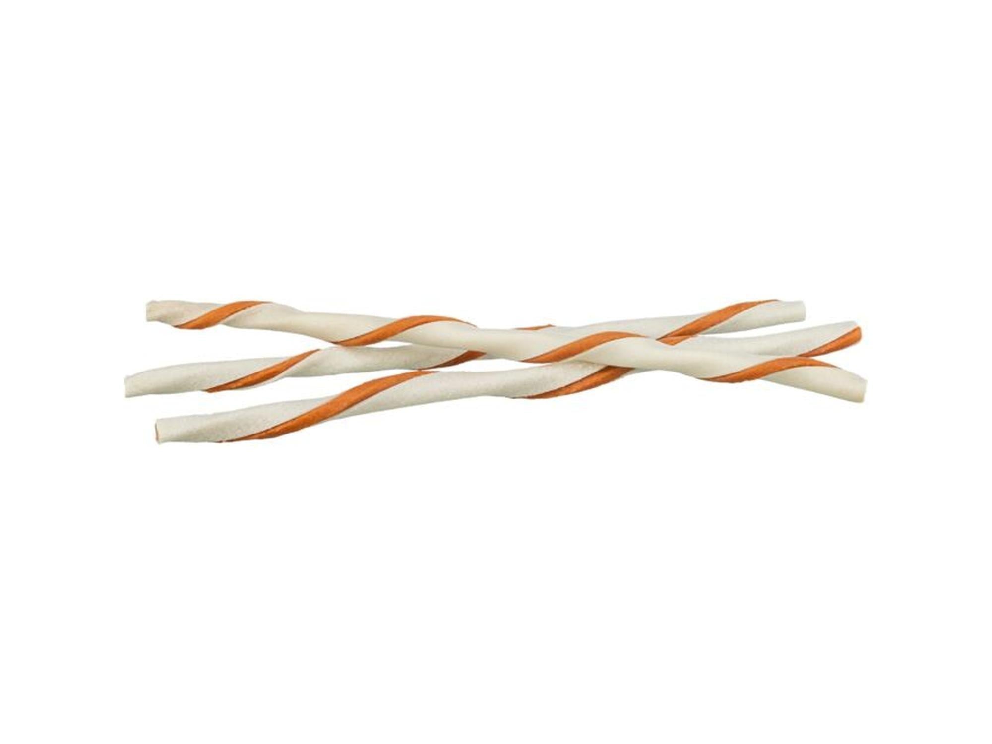 Trixie Twisters Råhud fylt med Kylling tyggesnack til hund