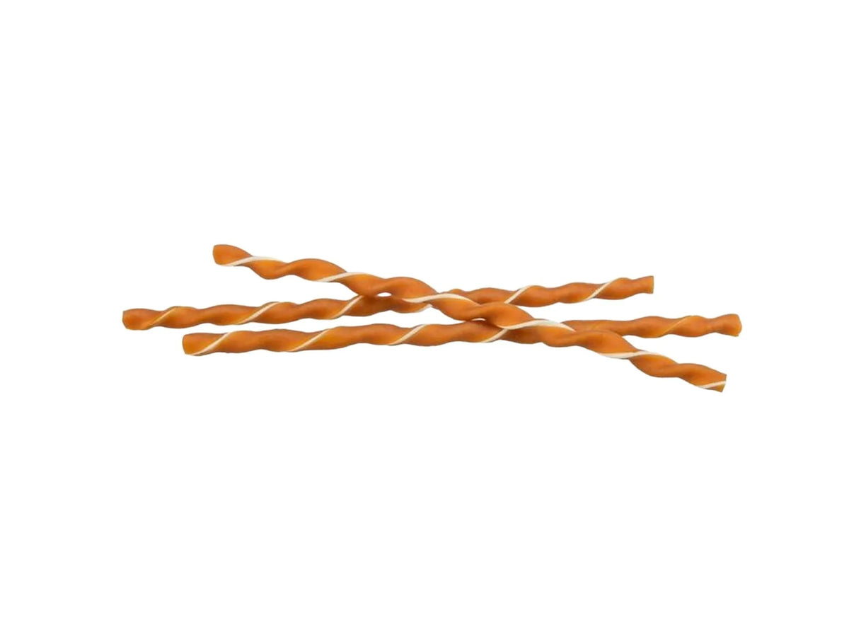 Trixie Twisters Råhud dekket med Kylling tyggesnack til hund