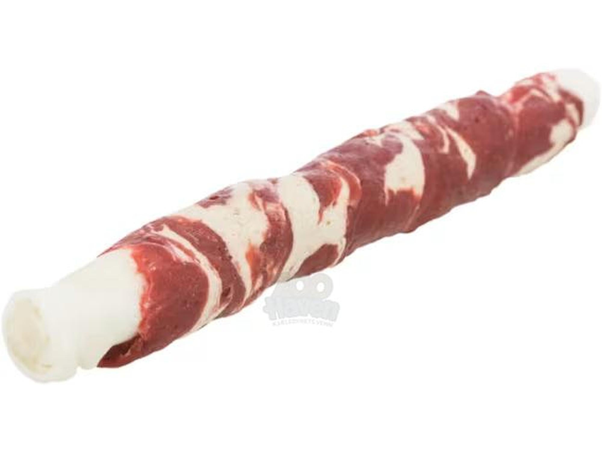Tyggerull Natur M/Marmorert Biff og Fisk 3 stk 17 cm / 140 g