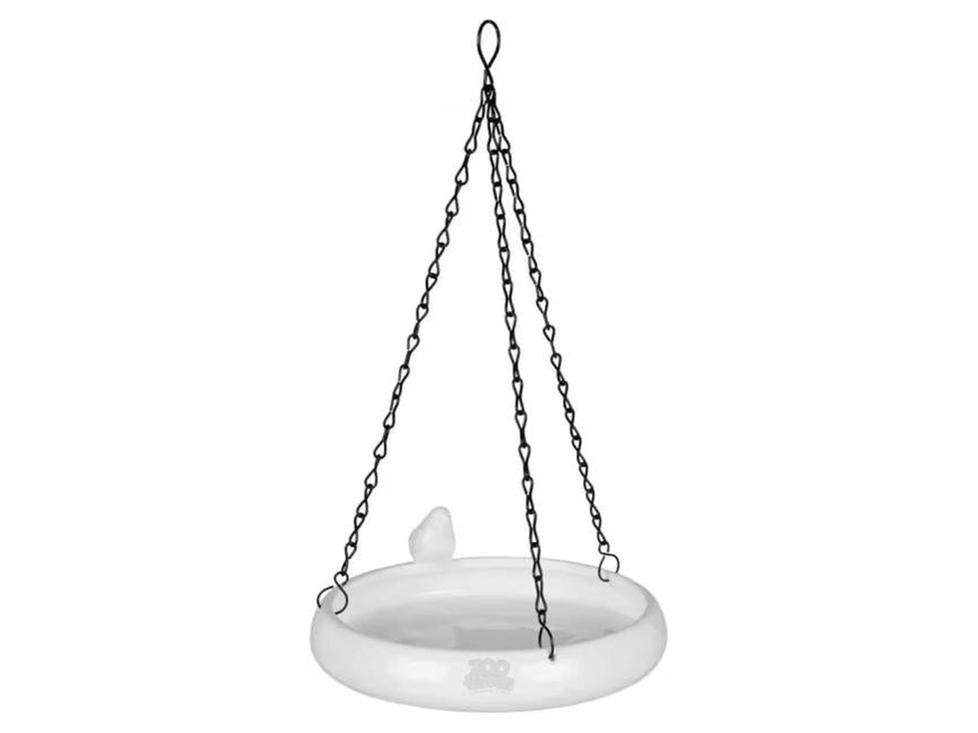 Utefugl Fuglebad / Vannskål / Fôrskål til Oppheng Trixie Keramikk 500 ml Ø21 cm