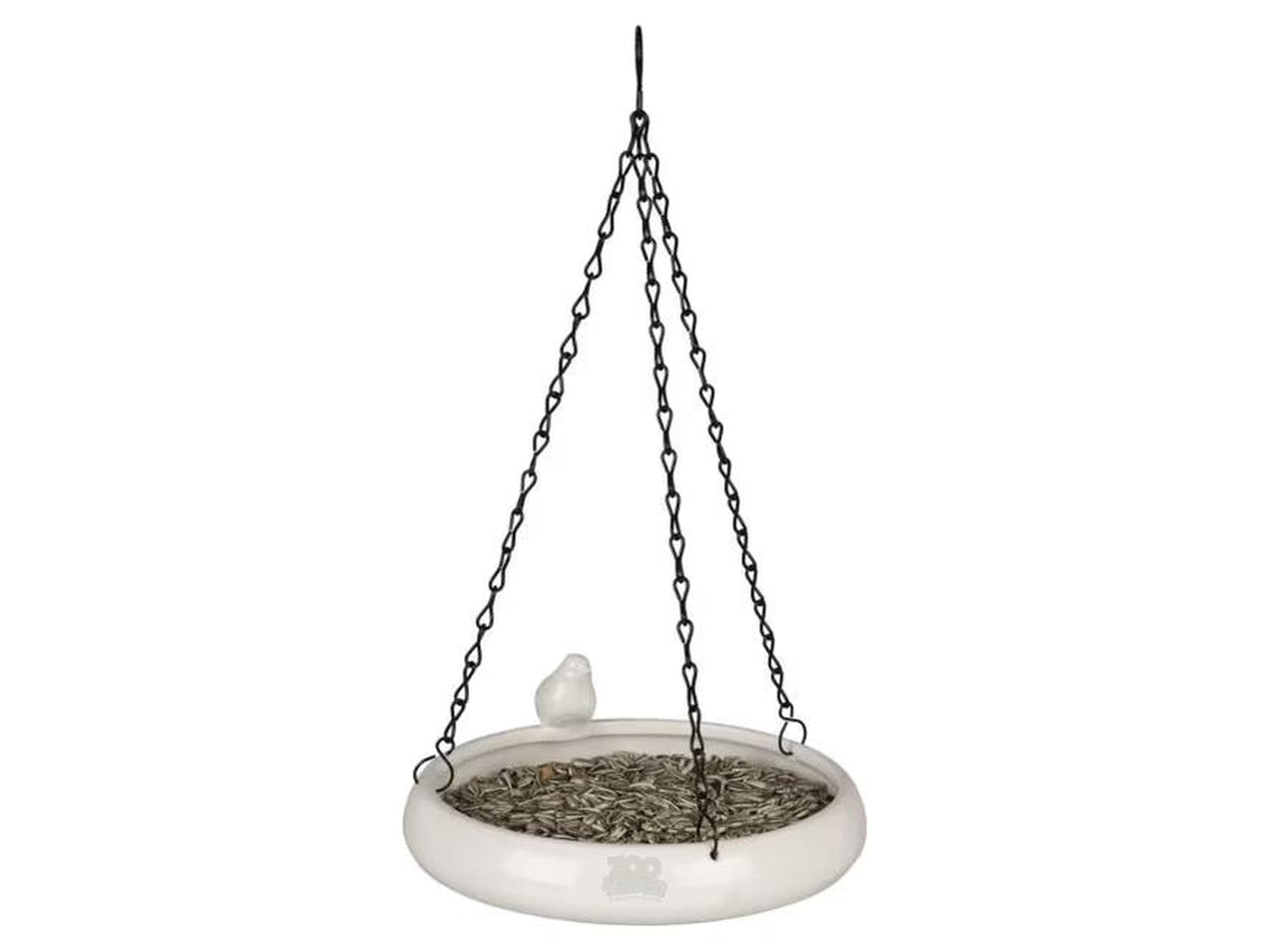 Utefugl Fuglebad / Vannskål / Fôrskål til Oppheng Trixie Keramikk 500 ml Ø21 cm