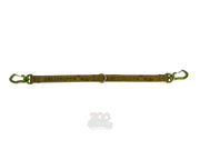 Verdal Multi hanefot 20mm x 20cm i oliven med karabinkrok og D-ring