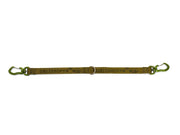 Verdal Multi hanefot 20mm x 20cm i oliven med karabinkrok og D-ring