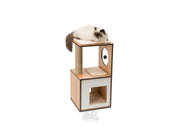 Vesper V-Box Small Walnut – Kompakt design kloremøbel med hule