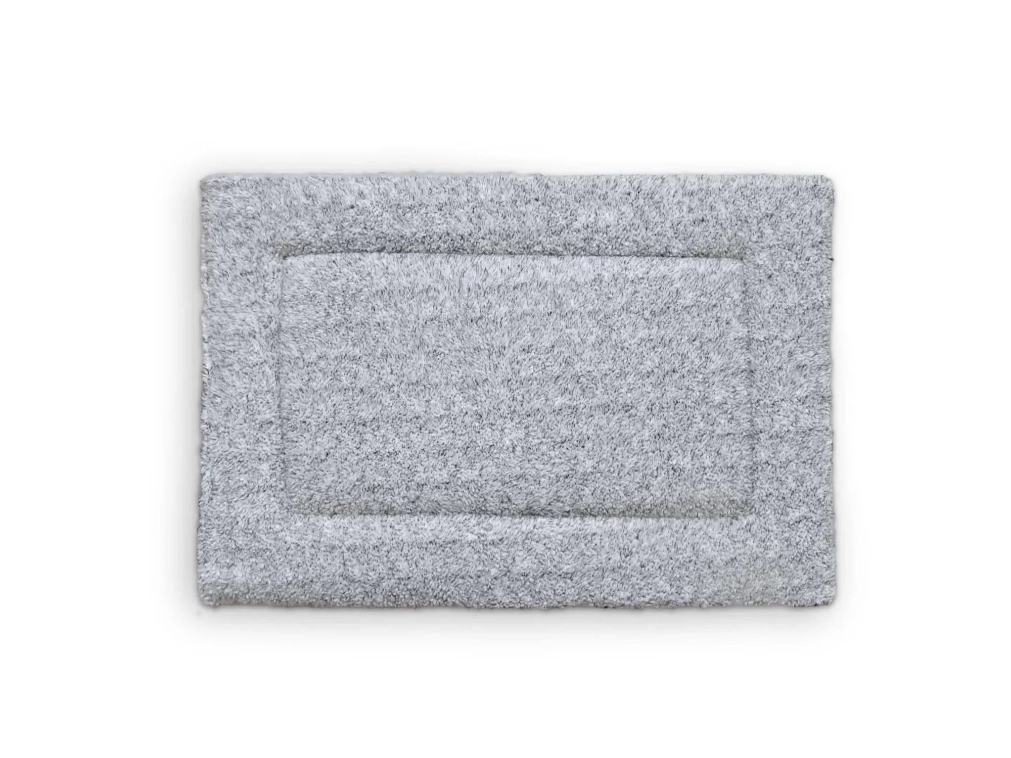VetBed Burmatte Fleece Soft i grå, tilpasset standard bur.