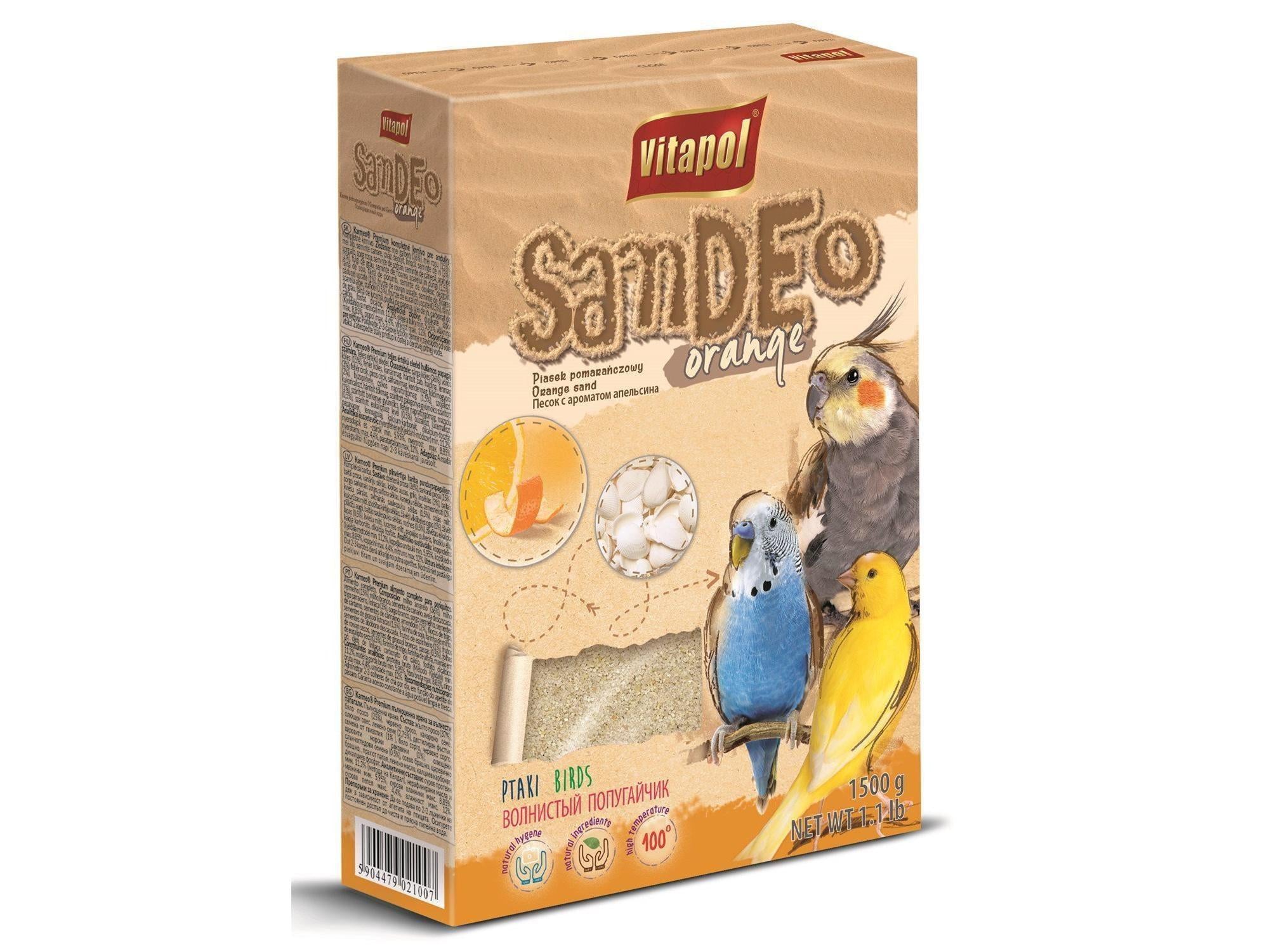 Vitapol Fuglesand med Appelsin 1,5 kg