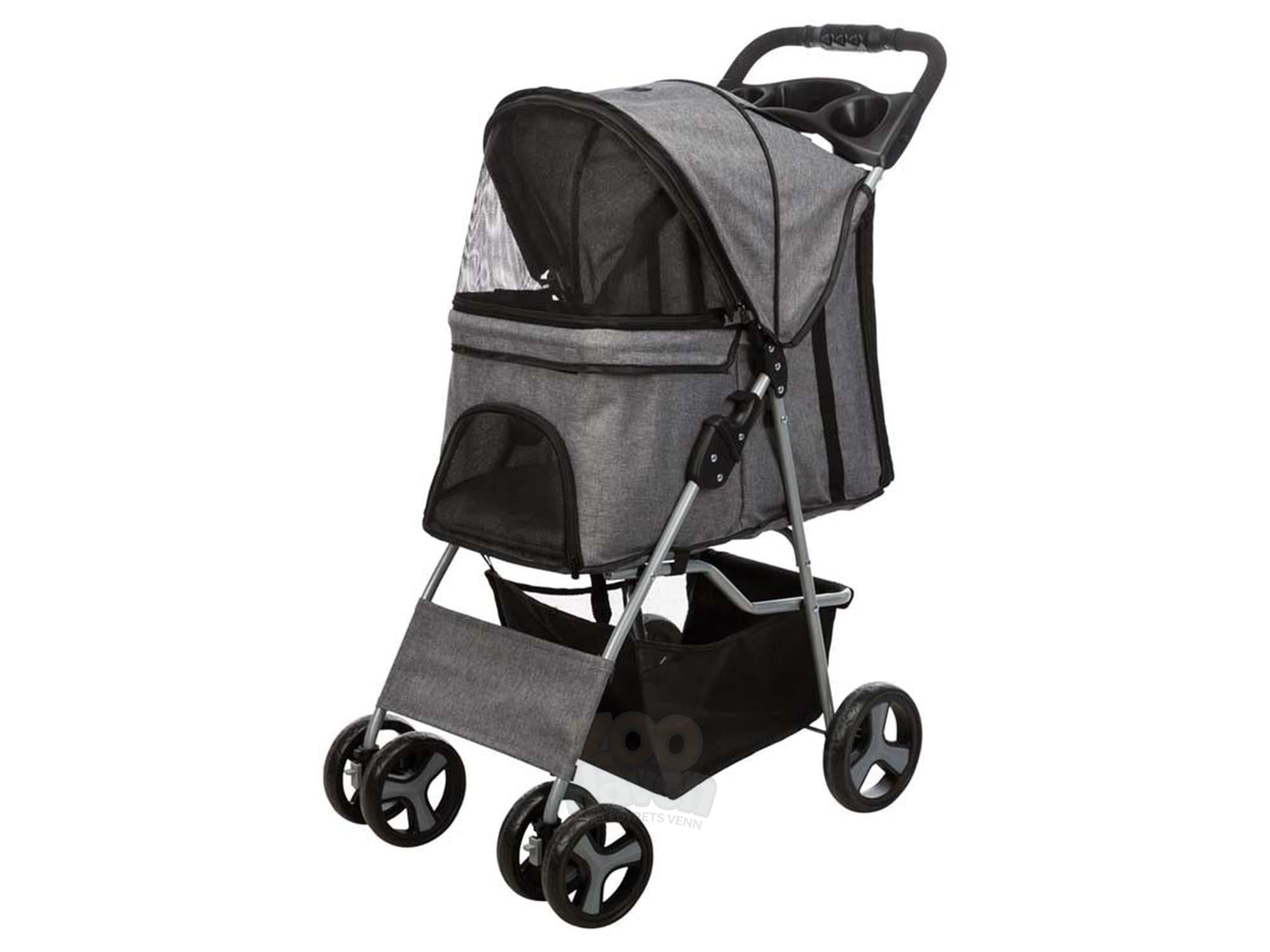 Vogn Buggy 80x47x100cm Max 15Kg Grå