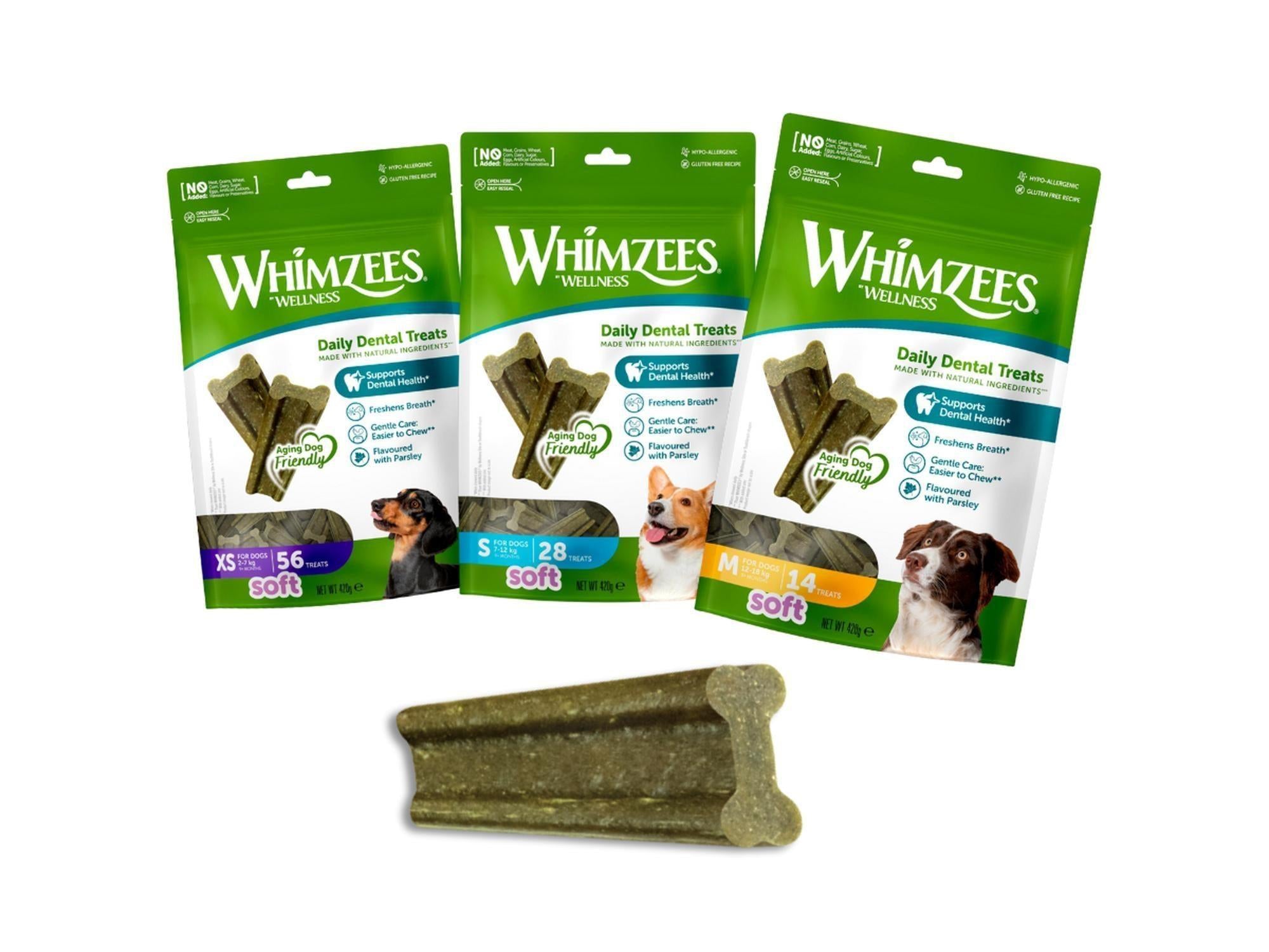 Whimzees Soft Stix naturlig tannstyggis til hund