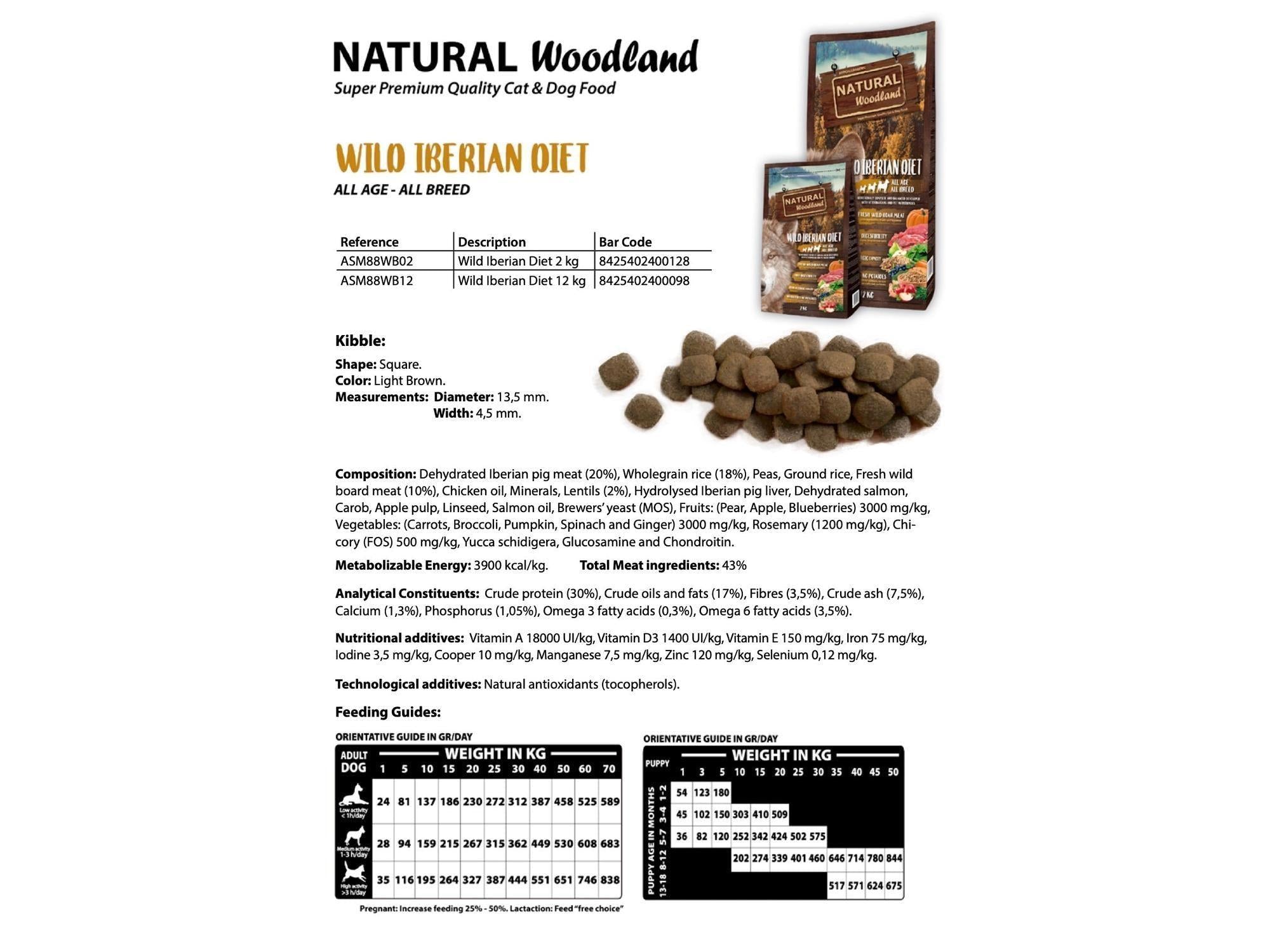 Natural Woodland Wild-Iberian Diet hundemat – bilde 2