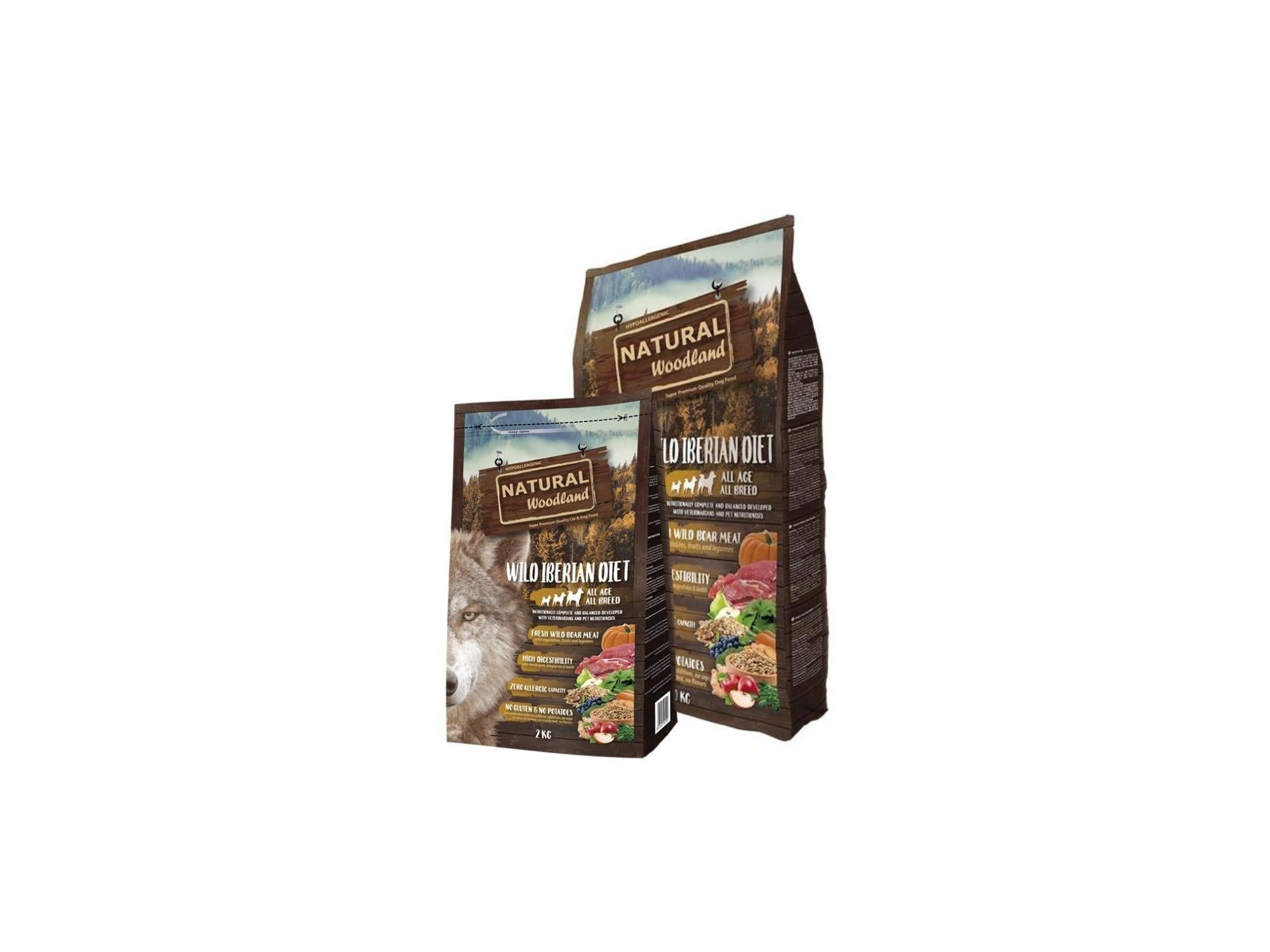 Natural Woodland Wild-Iberian Diet hundemat med iberisk svin og villsvin