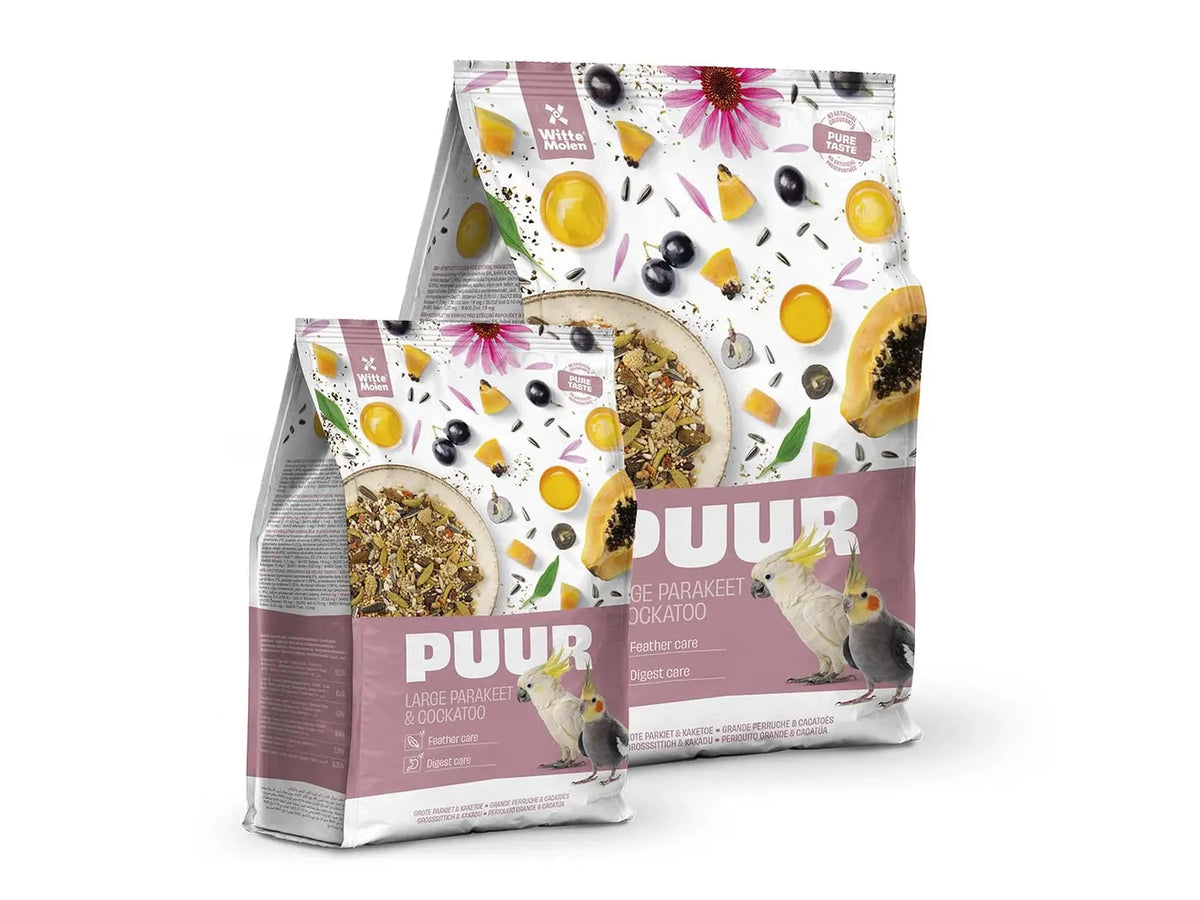 Witte Molen PUUR Parakitt & Kakadue frøblanding