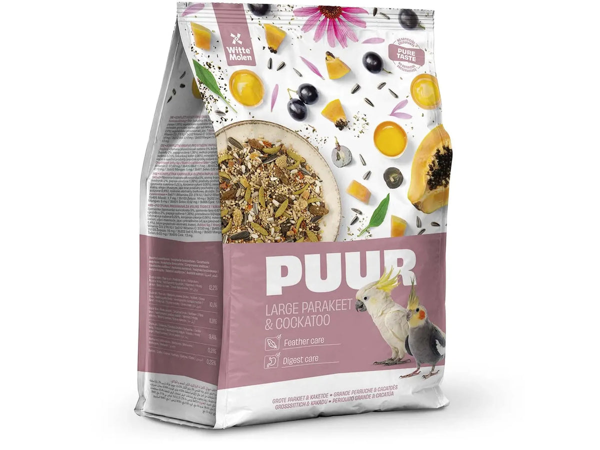 Witte Molen PUUR Parakitt & Kakadue frøblanding
