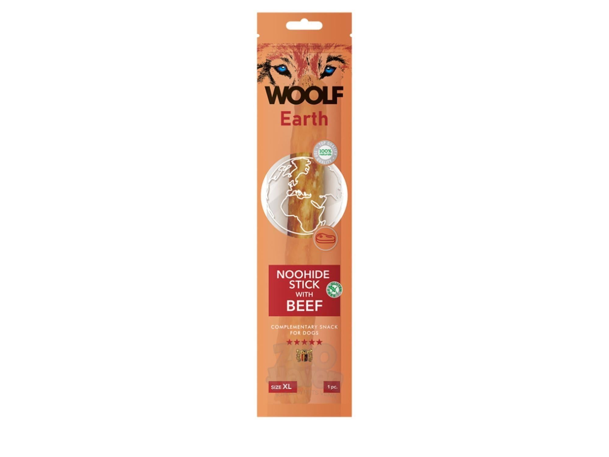 Woolf Earth Noohide Stick With Beef