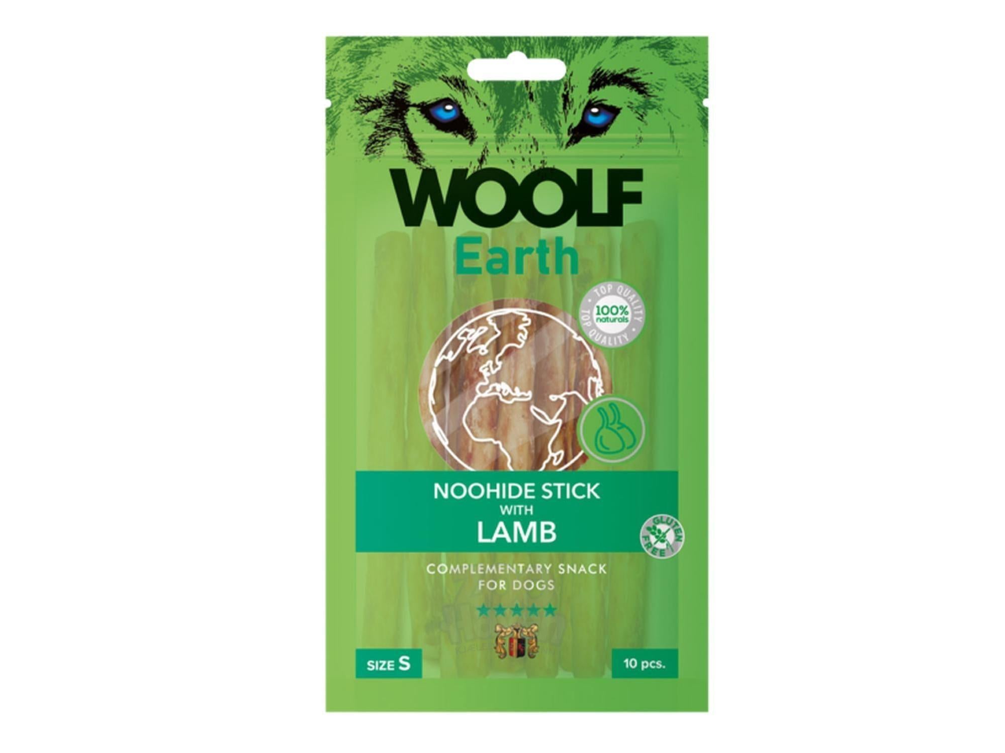 Woolf Earth Noohide Stick With Lamb