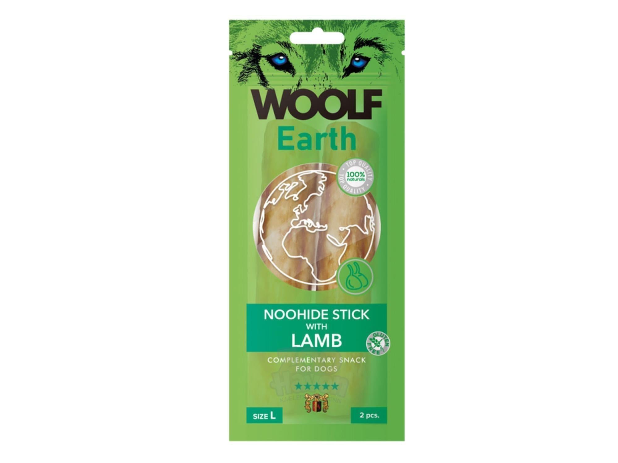 Woolf Earth Noohide Stick With Lamb