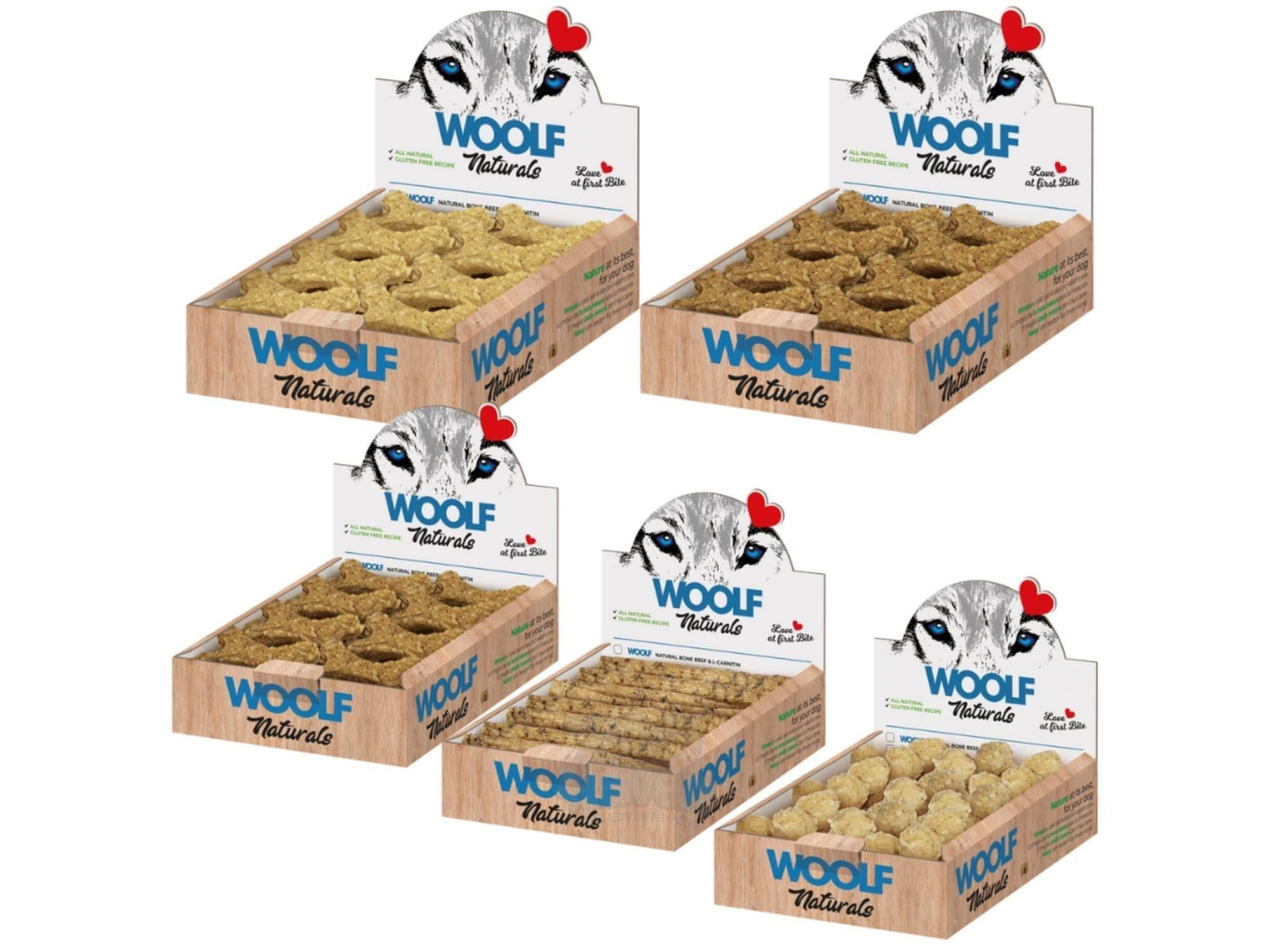 Woolf Naturals Bone naturlig bein tyggesnack til hund